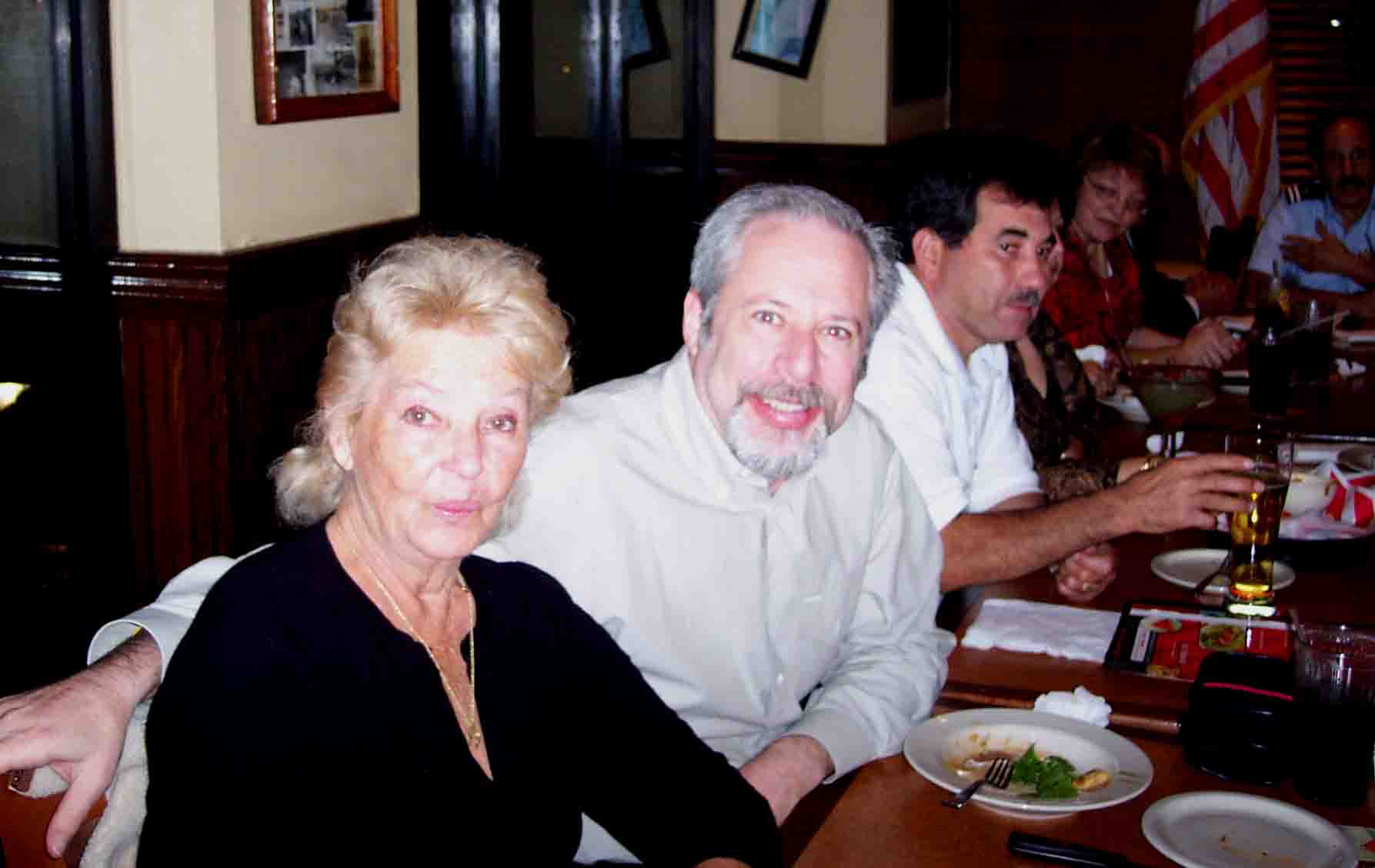 Terry, Arnold and Jay, sitting at table