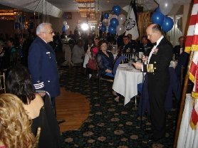 Joe receiving commondation