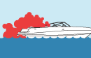 station wagon effect - gases blowing back in over stern