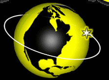 World picture with halo around equator